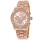 Pure Time Designer Damen Analog Armbanduhr rose Bild 1