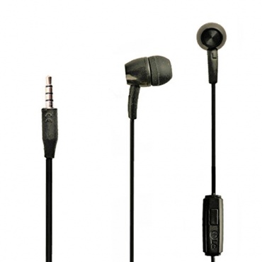 Original LG Handy Stereo Headset mit Anrufannahme und Mikrofon schwarz Bild 1