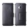 EasyAcc HTC One M8 Hülle Leder Flip Case schwarz Bild 5