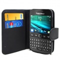Accessory Master Buch-Stil Ledertasche Shell fr Blackberry 9720 schwarz Bild 1