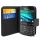 Accessory Master Buch-Stil Ledertasche Shell fr Blackberry 9720 schwarz Bild 1