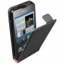 Ultra Slim Schwarz Leder Tasche Hülle Huawei Ascend Y300 Bild 1