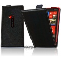 Premium Flip Style Handytasche für Nokia Lumia 920 Flip schwarz Bild 1