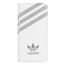 adidas Booklet Case fr Apple iPhone 5/5S wei/silber Bild 1