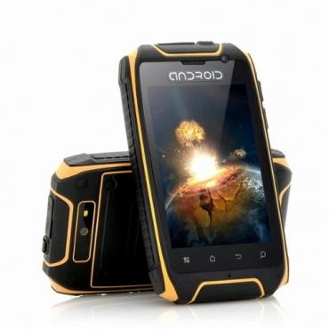 DracoTek Robustes Android 4.1 Outdoor Handy Comet gelb Bild 1
