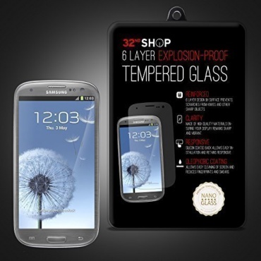 32nd Panzerglas Display Schutzfolie SAMSUNG Galaxy S3 i9300 Bild 1
