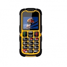 W28 Seniorenhandy gelb schwarz Bild 1