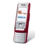 Nokia E65 Slider Handy red silver Bild 1