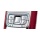 Nokia E65 Slider Handy red silver Bild 4