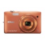 Nikon Coolpix S3500 Kleinbildkamera orange Bild 1