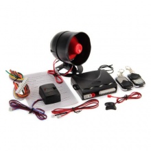 CARCHET Auto Alarmanlage Schutz System Alarm Melder mit 2 Fernbedienungen Bild 1
