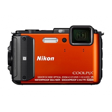 Nikon Coolpix AW130 Digitalkamera Kompaktkamera 16 Megapixel orange Bild 1