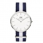 Daniel Wellington Herren Analog Armbanduhr XL Glasgow Analog Quarz Nylon 0204DW Bild 1
