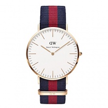 Daniel Wellington Herren Analog Armbanduhr XL Oxford Analog Quarz Nylon 0101DW Bild 1