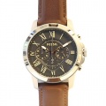 Fossil Herren Analog Armbanduhr Grant Analog Quarz Edelstahl beschichtet FS4813  Bild 1