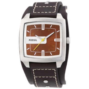 Fossil Herren Analog Armbanduhr Leder braun Trend JR9990 Bild 1