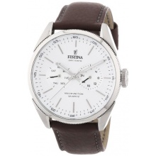 Festina Herren Analog Armbanduhr XL Analog Quarz Leder F16629/1 Bild 1
