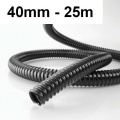 25m Teichschlauch Spiralschlauch 40mm Schwarz Bild 1