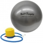 Profi Gymnastikball inkl. Blasebalg, 65cm, silber Anti-Bust Bild 1