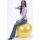 Gymnic Plus 65 cm Gymnastikball Gelb Bild 3