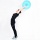 Balance Gymnastikball Donut Ball mit Luftpumpe inSPORTline Bild 3