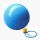 TSSS Gymnastik Ball Anti Burst 75cm (blau) Bild 2