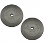 20 Kg (2x10) Hantelscheiben Kunststoff ummantelt 30/31mm Bild 1