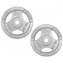 Hantelscheiben Guss-Gripper 30/31mm - 10Kg, aus Guss mit Hammerschlag Lackierung Bild 1
