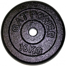 GAT SLIM Hantelscheiben 10kg Guss Hantelgewichtsscheibe Bild 1