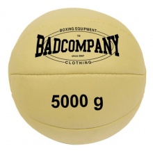 Professioneller Leder Medizinball 5Kg von Bad Company Bild 1