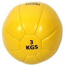 Profi Medizinball Kunstleder 3 kg von POWRX Bild 1