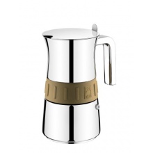 Espressokocher ELEGANCE Gold, fr 6 Tassen von Pinti Bild 1