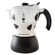 Bialetti Mukka im Kuhdesign Cappuccinobereiter, Espressokocher Bild 1