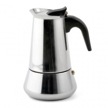 Weis 16976 Espressokocher, Edelstahl 6 Tassen Bild 1