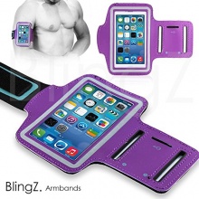 TheBlingZ Sportarmband Tasche iPhone 5  Lila Bild 1