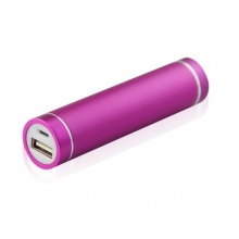 EPCTEK Powerbank mobiler Akku 2600mAh Ladegert pink Bild 1