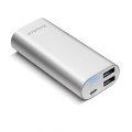 EasyAcc Metall 6400mAh Externer Akku PowerBank Silber Bild 1