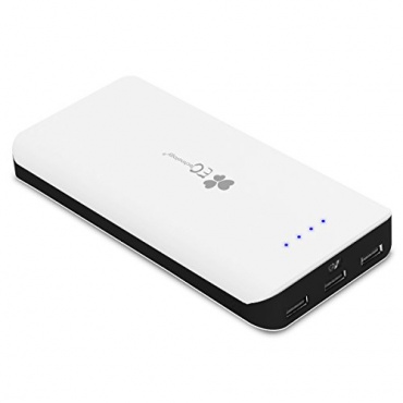 EC Technology 22400 mAh Kapazitt 3 USB Wei&Schwarz Bild 1