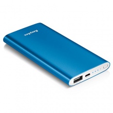 EasyAcc Metall 5000mAh Akku Ultra-Slim PowerBank Blau Bild 1