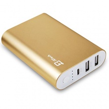 JETech 7800mAh Dual USB Portable Batterie PowerBank Gold Bild 1