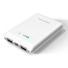 RAVPower 10400mAh Externer Akku Zusatzakku PowerBank wei Bild 1