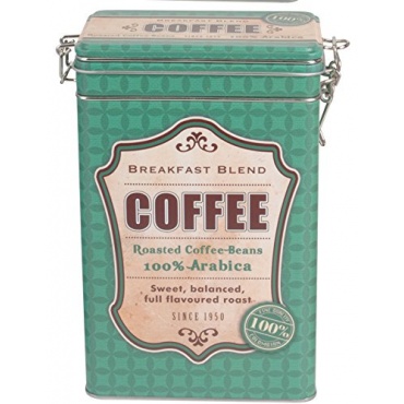 Kaffeedose Nostalgie Retro Stahlblech Coffee Breakfast Blend von Coca Cola Bild 1