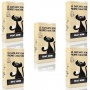 5 x Zwarte Kat Kaffeedose Chat Noir Bild 1