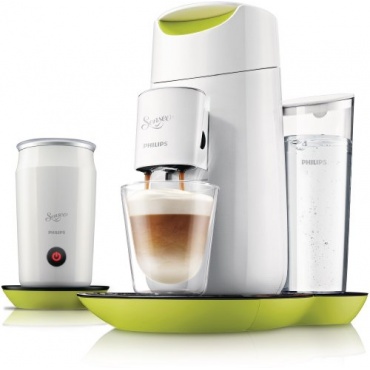 Philips HD7874 10 Senseo Twist and Milk Kaffeepadmaschine mit Milchaufschumer  Bild 1