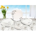 KAFFEESERVICE 18TLG CIRCLE LINES, von Tinas Collection  Bild 1