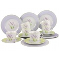 Creatable 18-tlg. Kaffeeservice Country Lavendel Bild 1