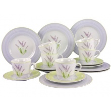 Creatable 18-tlg. Kaffeeservice Country Lavendel Bild 1