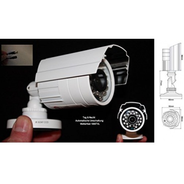 IR SONY CCD 1000TVL berwachungskamera Tag & Nacht Bild 1