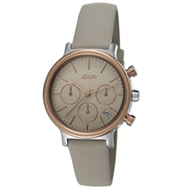 Joop! Damen-Armbanduhr Carla rosgold Chronograph Quarz Leder JP101502003 Bild 1