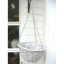 HKT Home Deco Blumenampel, Hngekorb, aus Weide Bild 1
